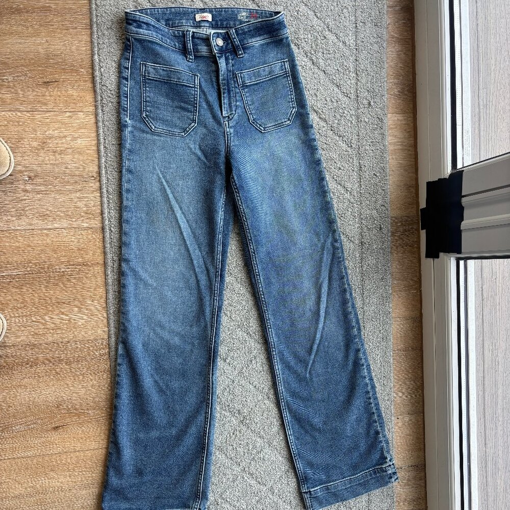 Faherty Stretch Terry Patch Pocket Jeans - Sz 26